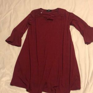 Maroon dress